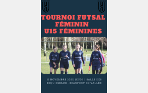 Tournoi Futsal Féminin (U15F)